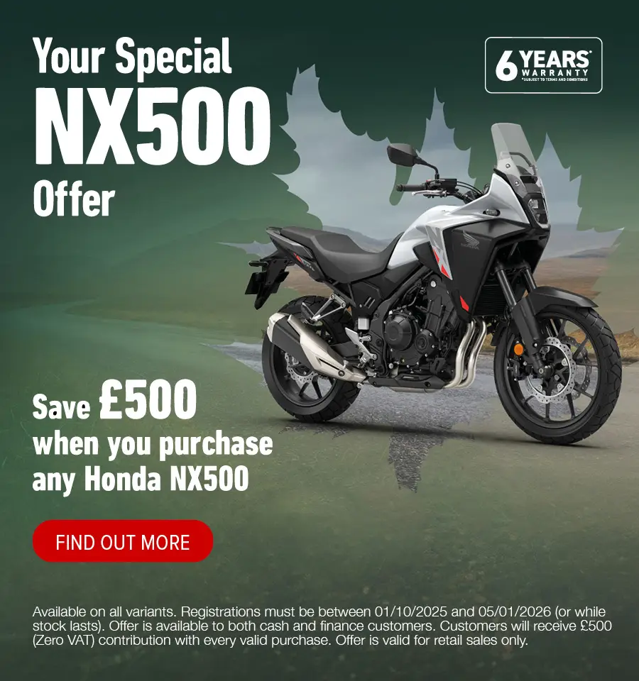 Honda NX500 Q4 Offer 151025
